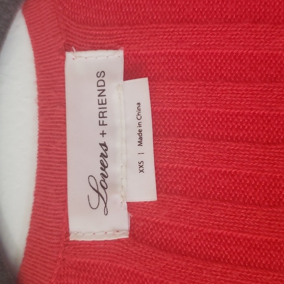 Lovers+Friends Davenport Cardigan Red - Picture 3 of 4